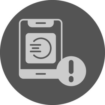 Running apps Notification Icon Minimal Design vector