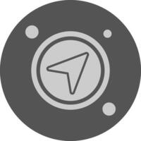 Share Button Navigation Grey Icon vector