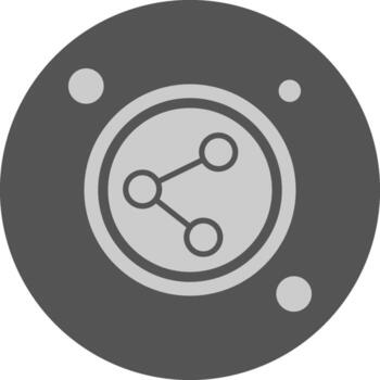 conexión botón navegación mínimo gris icono vector