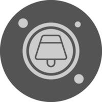 New Notification Button Navigation Minimal Grey Icon vector