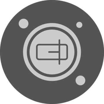 Rename Button Navigation Minimal Grey Icon vector