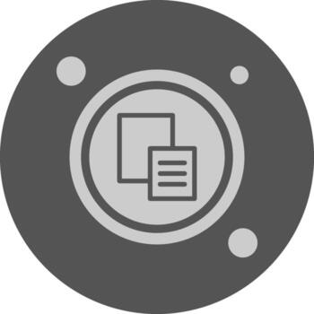 pegar botón navegación mínimo gris icono vector