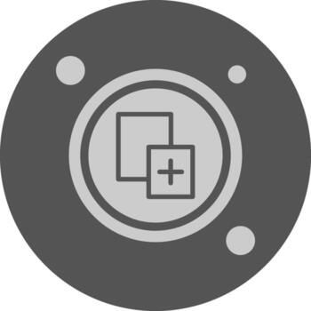 New Window Button Navigation Minimal Grey Icon vector