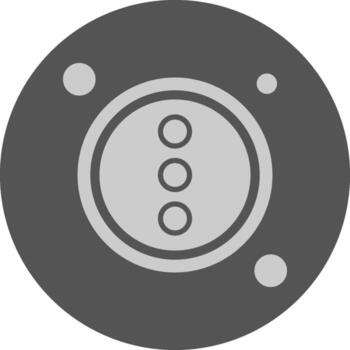 Customize Button Navigation Minimal Grey Icon vector