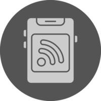 Cast Minimal Grey Icon vector