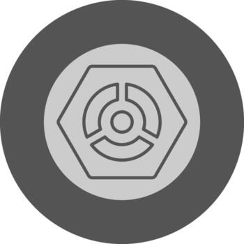 Toolbox Minimal Grey Icon Design vector