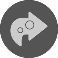 Share Minimal Grey Icon vector