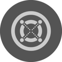 Elrond Minimal Grey Icon vector