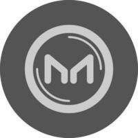 Maker Minimal Grey Icon vector