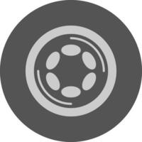 Polkadot Minimal Grey Icon vector
