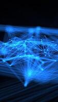 4k Futuristic Plexus Network Background video