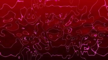 Abstract red background with glowing lines in motion. video