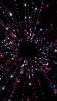 Infinite Tunnel of Stripes With Alpha Background Colors American Flag video