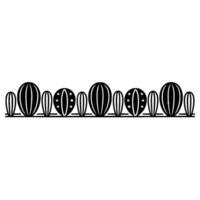 Retro Oval Border, Stylized , Minimalist Pattern vector