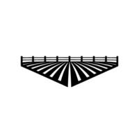 Minimalist Bridge Silhouette, Geometric Horizon vector