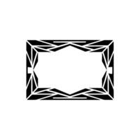 Geometric Diamond Frame, Dark Subtle Texture vector
