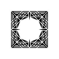 Geometric Tribal Frame, Minimalist, Geometry vector