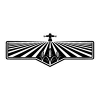 Harvest Guardian Emblem of Rural Abundance vector