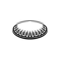 Grain Harvest Emblem - Circular Wheat Motif, Vintage Style vector