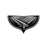 Shielded Field Emblem, Rustic Harvest Symbol vector