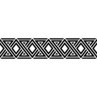 Geometric Deco Border, Minimalist Pattern, Elegant - Minimalism vector