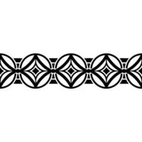 Geometric Border, Art Deco Pattern, Elegant vector