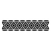 Geometric Deco Border, Minimalist Pattern, Linear vector