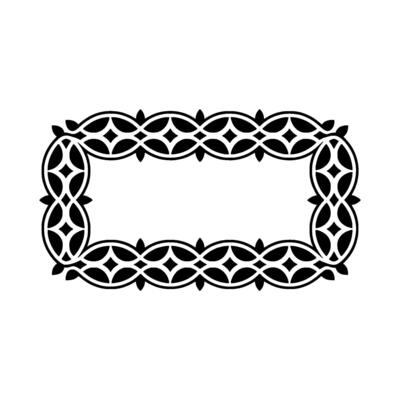 Intricate Celtic Border, Elegant , Vintage Motif, Ornamental