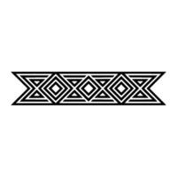 Geometric Deco Border, Minimalist Pattern, Stylized vector