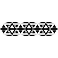 Geometric Tribal Pattern, Modern Element vector