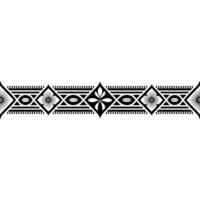 Intricate Art Deco Border, Geometric Pattern, Vintage vector