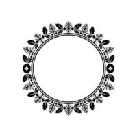 Elegant Winter Border, Festive , Minimalist Illustration vector