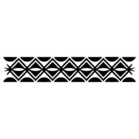 Geometric Deco Border, Minimalist Pattern - Stylized vector