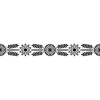 Floral Border, Minimalist , Decorative Element vector