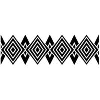Geometric Border, Tribal Pattern, Minimalist vector