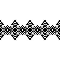 Geometric Border, Minimalist Pattern, Black White, Stylized, Decorative, Abstract, Modern, Textile, Element, Background, , , Clean, Simple, Symmetry, Repeating, Art Deco, Linear vector