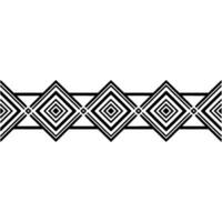 Geometric Border, Stylized Diamond Pattern, Minimalist, Line vector
