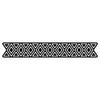 Geometric Deco Border, Subtle Radiance vector