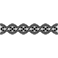 Geometric Border, Art Deco Pattern, Stylized vector