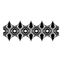 Geometric Tribal Border, Minimalist - Texture vector