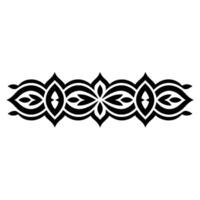 Intricate Black Border, Decorative Element, Vintage vector