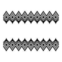 Geometric Zigzag Border, Modern Pattern, Minimalist vector