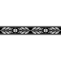 Elegant Laurel Border, Vintage Decorative Element vector