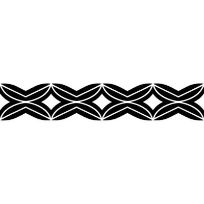 Geometric Border, Minimalist Pattern, Circular Motif, Elegant