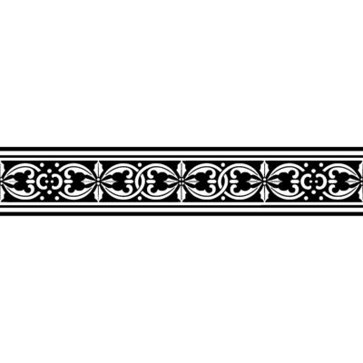 Intricate Gothic Border, Vintage Ornamentation