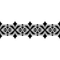 Geometric Border, Art Deco Pattern, Elegant , Minimalist Ornamentation vector
