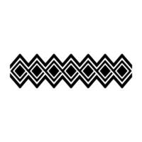 Geometric Zigzag Border, Art Deco Style vector