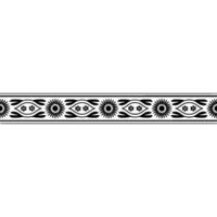 Stylized Sunburst Border, Vintage Element vector