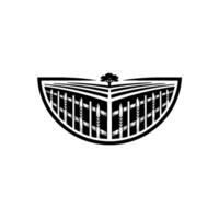Rustic Farm Emblem Heritage, Growth, and Tradition, Agriculture vector