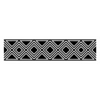 Geometric Deco Border, Minimalist Pattern - Modern vector
